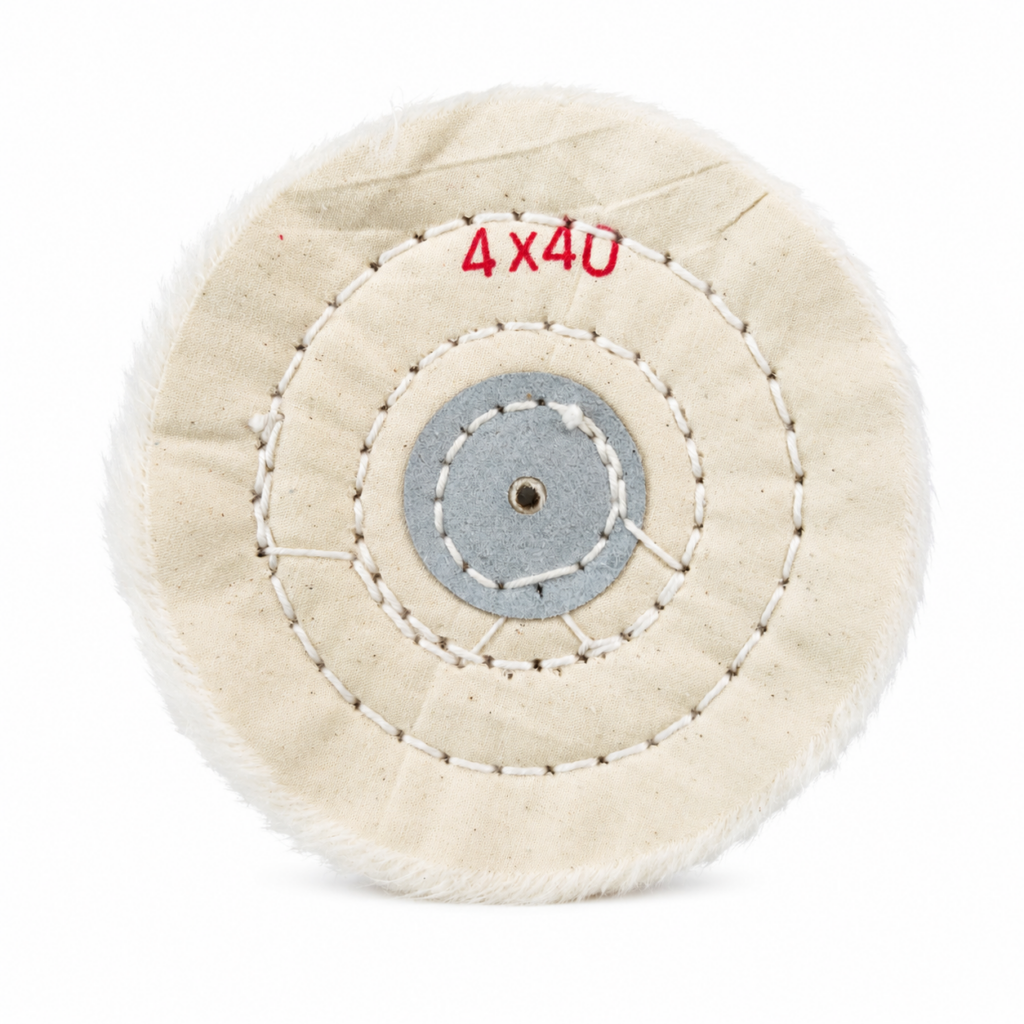 White Cloth Wheel 4*40
