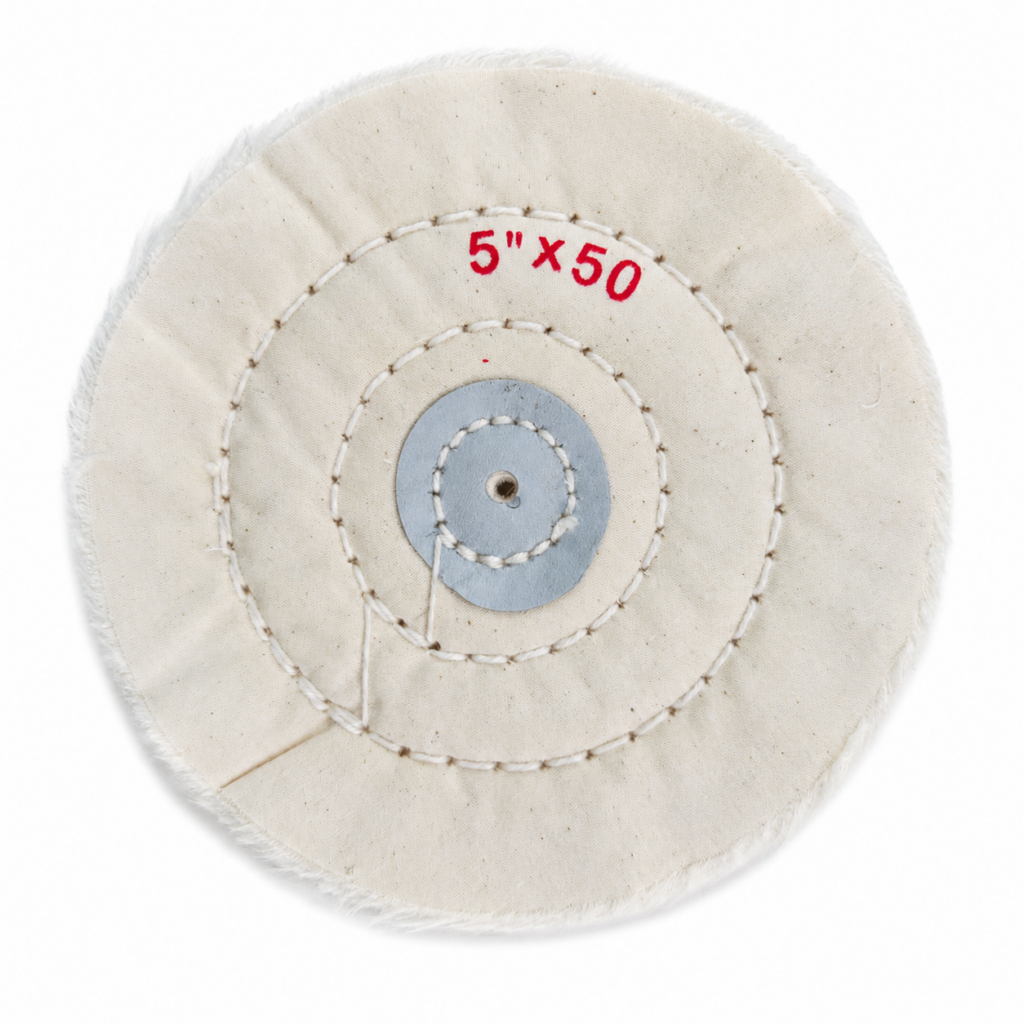 White Cloth Wheel 5*50