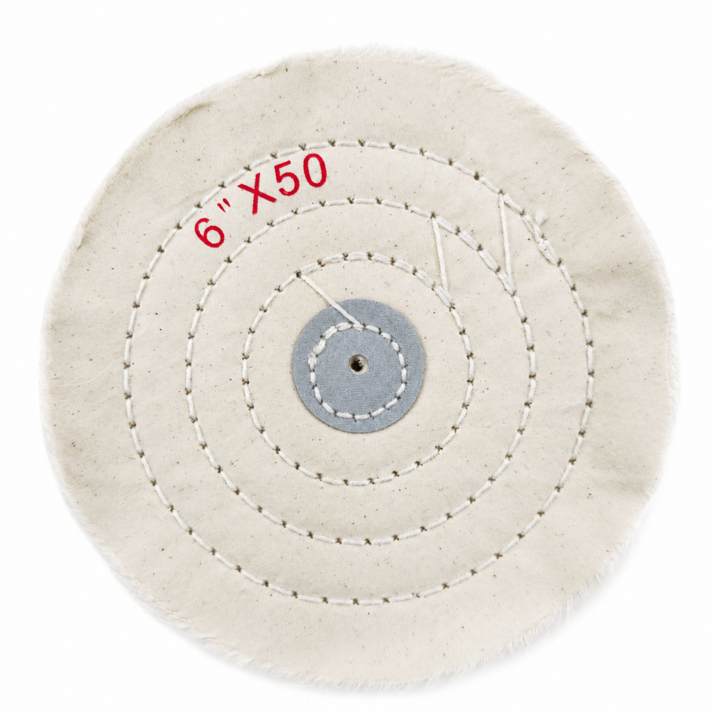 White Cloth Wheel 6*50